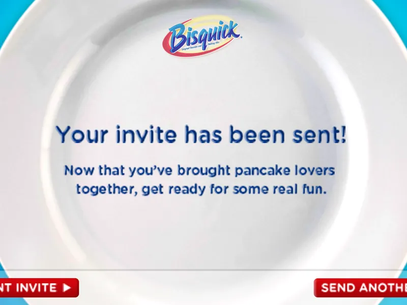 Bisquick Pancake Campaign — Forecast App & Invite Refresh — screenshot 5