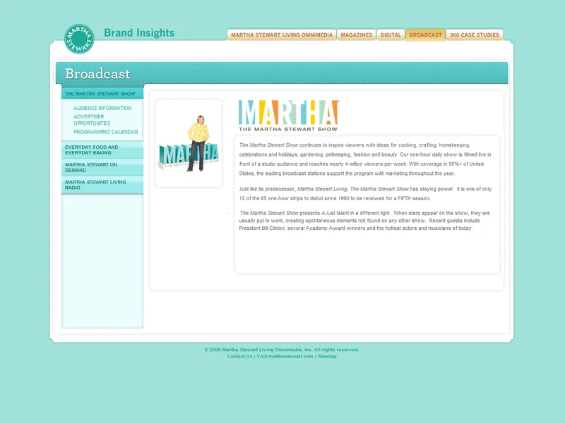 Martha Stewart — MSLO Media Kit — screenshot 5