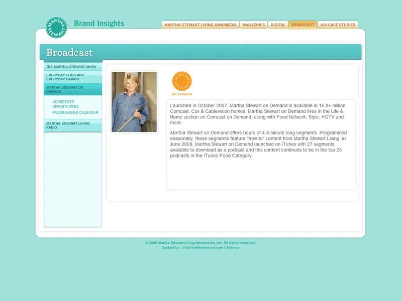 Martha Stewart — MSLO Media Kit — screenshot 7