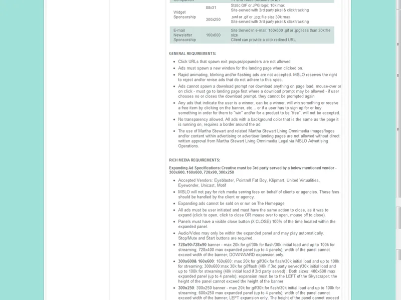 Martha Stewart — MSLO Media Kit — screenshot 4