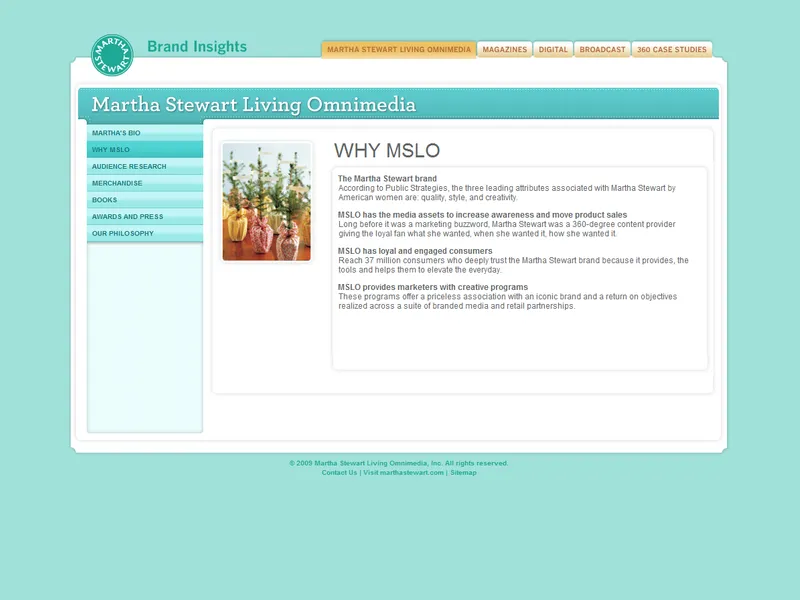 Martha Stewart — MSLO Media Kit — screenshot 2