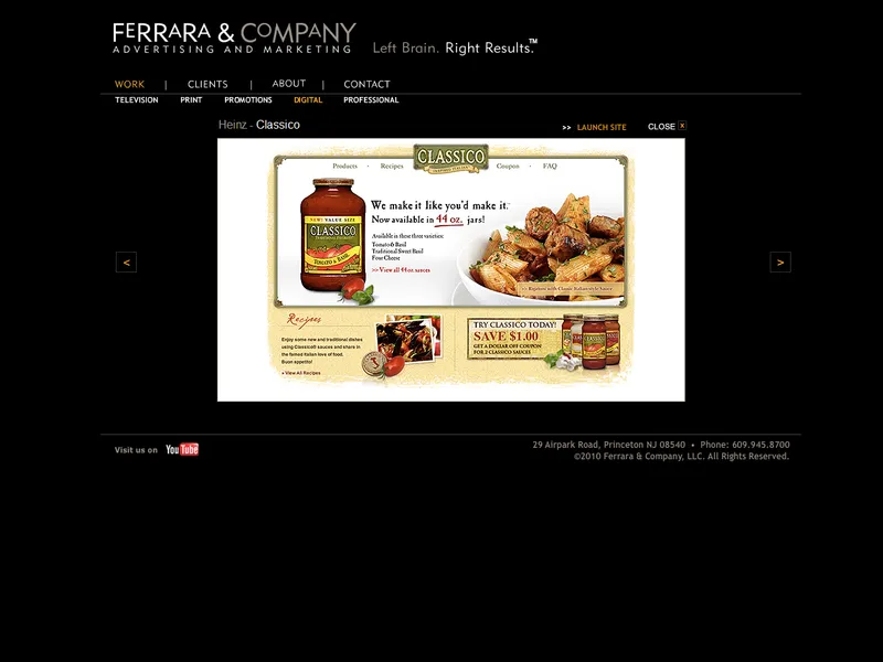 Ferrara & Company — Flash Website — screenshot 12