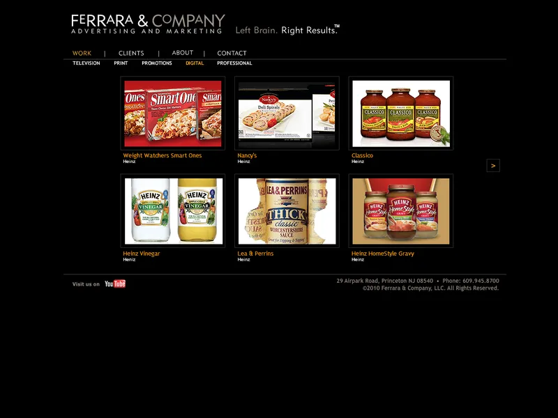 Ferrara & Company — Flash Website — screenshot 11