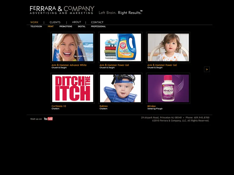 Ferrara & Company — Flash Website — screenshot 4
