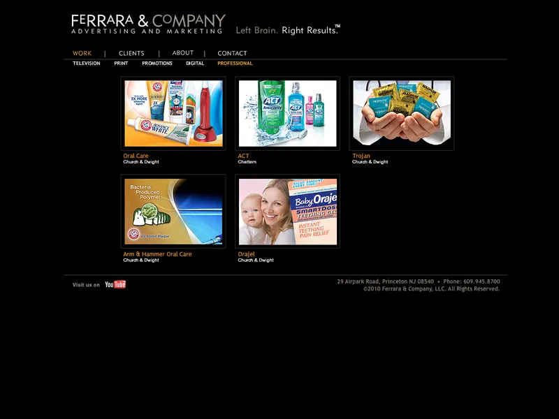 Ferrara & Company — Flash Website — screenshot 13