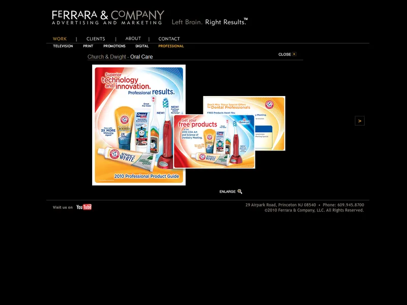 Ferrara & Company — Flash Website — screenshot 14