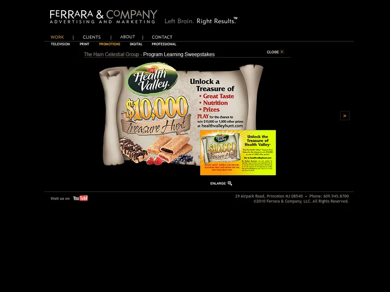 Ferrara & Company — Flash Website — screenshot 9